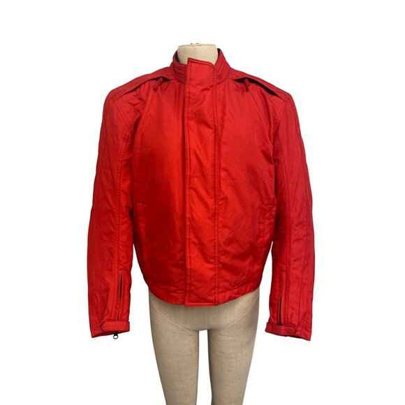 MotoGP Red Jacket With Zipper & Button Front Closure Unisex Large Polyester Bike - Picture 10 of 16